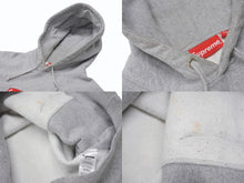 画像をギャラリービューアに読み込む, Supreme シュプリーム ボックスロゴフーディー RN101837 コットン ポリエステル グレー サイズM 美品 中古 4b005376