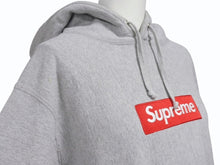 画像をギャラリービューアに読み込む, Supreme シュプリーム ボックスロゴフーディー RN101837 コットン ポリエステル グレー サイズM 美品 中古 4b005376