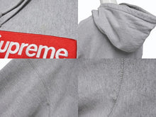 画像をギャラリービューアに読み込む, Supreme シュプリーム ボックスロゴフーディー RN101837 コットン ポリエステル グレー サイズM 美品 中古 4b005376