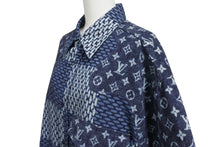 Load image into Gallery viewer, LOUIS VUITTON ルイヴィトン NIGO モノグラムウェーブジャイアント ダミエ フランネル長袖シャツ RM202M VJI HJS02W サイズXL 美品 中古 4b005381