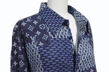 Load image into Gallery viewer, LOUIS VUITTON ルイヴィトン NIGO モノグラムウェーブジャイアント ダミエ フランネル長袖シャツ RM202M VJI HJS02W サイズXL 美品 中古 4b005381