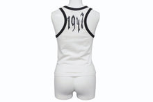 Load image into Gallery viewer, 極美品 Christian Dior クリスチャンディオール タンクトップ ノースリーブ 2E12155800 サイズ36 ホワイト ブラック ガリアーノ期 中古 4b005382