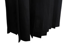 Load image into Gallery viewer, 極美品 MIUMIU ミュウミュウ Crepe de chine pleated midi skirt プリーツ ロングスカート MG1937 サイズ38 ブラック 中古 4b005383