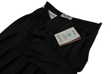 Load image into Gallery viewer, 極美品 MIUMIU ミュウミュウ Crepe de chine pleated midi skirt プリーツ ロングスカート MG1937 サイズ38 ブラック 中古 4b005383