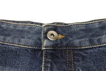 画像をギャラリービューアに読み込む, BOTTEGAVENETA ボッテガヴェネタ カーブシェイプ デニムパンツ ジーンズ 723355 V2J80 サイズ42 ロールアップ ブルー 美品 中古 4b005385