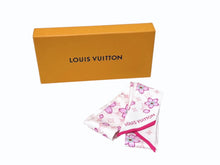 画像をギャラリービューアに読み込む, 極美品 LOUIS VUITTON ルイヴィトン 村上隆 バンドーBB スカーフ チェリーブロッサム モノグラム M94969 シルク ピンク 中古 4b005392