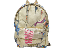 Load image into Gallery viewer, 新品同様 CHANEL シャネル グラフィティ リュック バックパック 28番台 ココマーク メディエダールコレクション エジプト AS0867 ゴールド 中古 4b005393