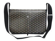 画像をギャラリービューアに読み込む, 極美品 GOYARD ゴヤール カペシアン MM メッセンジャー ショルダーバッグ ゴヤールディンキャンバス シュヴロッシュカーフスキン ブラック 中古 4b005395