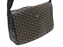 画像をギャラリービューアに読み込む, 極美品 GOYARD ゴヤール カペシアン MM メッセンジャー ショルダーバッグ ゴヤールディンキャンバス シュヴロッシュカーフスキン ブラック 中古 4b005395