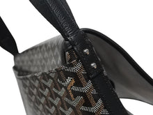 画像をギャラリービューアに読み込む, 極美品 GOYARD ゴヤール カペシアン MM メッセンジャー ショルダーバッグ ゴヤールディンキャンバス シュヴロッシュカーフスキン ブラック 中古 4b005395