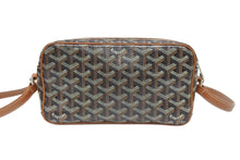 画像をギャラリービューアに読み込む, GOYARD ゴヤール カップヴェールPM ショルダーバッグ CAPVE2PMLTY01CL01P ブラウン PVC レザー シルバー金具 美品 中古 4b005396