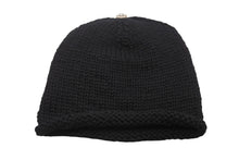 Load image into Gallery viewer, 極美品 CHROME HEARTS クロムハーツ BEANIE CASH BS FLARE BSフレアパッチ ビーニー ニットキャップ ONE SIZE ブラック 中古 4b005398