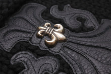 Load image into Gallery viewer, 極美品 CHROME HEARTS クロムハーツ BEANIE CASH BS FLARE BSフレアパッチ ビーニー ニットキャップ ONE SIZE ブラック 中古 4b005398