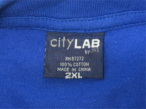 VINTAGE ヴィンテージ THE GAME ザゲーム LA 半袖Tシャツ ブルー コットン サイズ2XL 美品 中古 4b005399