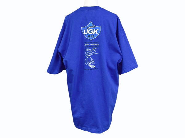 VINTAGE ヴィンテージ UGK サウス UNDERGROUND KINGZ 激レア ラップTシャツ ブルー サイズXL 美品 中古 4b005402