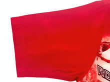 画像をギャラリービューアに読み込む, roca wear ロカウェア オープンシャツ 初期 半袖シャツ boxing ボクシング jay KOREA製 ポリエステル レッド サイズXL 美品 中古 4b005408