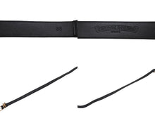 Load image into Gallery viewer, 激レア 極美品 CHROME HEARTS クロムハーツ ブロンズ 3PC ローラー ベルト ブラック ゴールド サイズ36 レザー 中古 4b005411