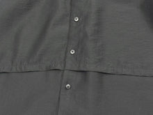 画像をギャラリービューアに読み込む, 極美品 ETHOSENS エトセンス 長袖シャツ トップス JAPAN製 リヨセル ナイロン ブラック サイズ2 中古 4b005416