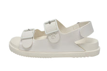 画像をギャラリービューアに読み込む, GUCCI グッチ ミニダブルG ラバー サンダル アイボリー ラバー 660243 GG ロゴ ホワイト金具 靴 サイズ42 良品 中古 4b005417