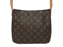 画像をギャラリービューアに読み込む, LOUIS VUITTON ルイヴィトン ルーピングMM ワンショルダーバッグ M51146 モノグラム PVC レザー ブラウン ゴールド金具 美品 中古 4b005419