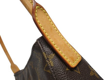 画像をギャラリービューアに読み込む, LOUIS VUITTON ルイヴィトン ルーピングMM ワンショルダーバッグ M51146 モノグラム PVC レザー ブラウン ゴールド金具 美品 中古 4b005419