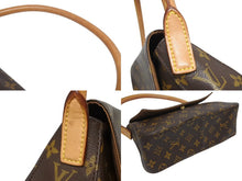 画像をギャラリービューアに読み込む, LOUIS VUITTON ルイヴィトン モノグラム ミニルーピング ショルダーバッグ M51147 PVC レザー ブラウン 美品 中古 4b005421