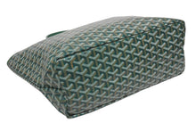 Load image into Gallery viewer, 新品未使用 GOYARD ゴヤール サンルイPM バッグ トートバッグ STLOUIPMLTY09CL09P PVC レザー ヘリンボーン グリーン 中古 4b005423