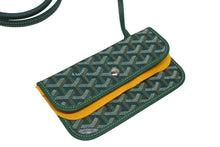 Load image into Gallery viewer, 新品未使用 GOYARD ゴヤール サンルイPM バッグ トートバッグ STLOUIPMLTY09CL09P PVC レザー ヘリンボーン グリーン 中古 4b005423