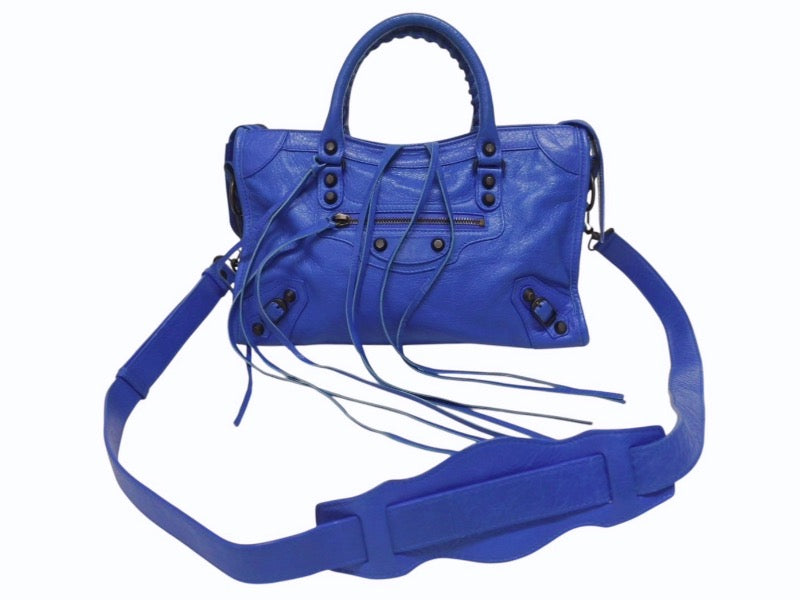 バレンシアガクラシックシティ♡レアブルー♡ BALENCIAGA バレンシアガ クラシックシティ ショルダーバッグ 431621