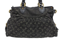 Load image into Gallery viewer, 極美品 LOUIS VUITTON ルイヴィトン ネオカヴィMM ハンドバッグ M95351 モノグラム デニム レザー 2WAY ゴールド金具 中古 4b005428