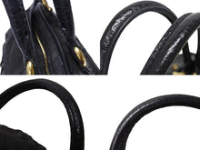 Load image into Gallery viewer, 極美品 LOUIS VUITTON ルイヴィトン ネオカヴィMM ハンドバッグ M95351 モノグラム デニム レザー 2WAY ゴールド金具 中古 4b005428