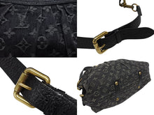 Load image into Gallery viewer, 極美品 LOUIS VUITTON ルイヴィトン ネオカヴィMM ハンドバッグ M95351 モノグラム デニム レザー 2WAY ゴールド金具 中古 4b005428