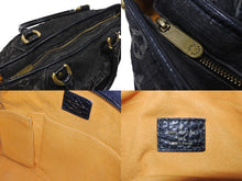Load image into Gallery viewer, 極美品 LOUIS VUITTON ルイヴィトン ネオカヴィMM ハンドバッグ M95351 モノグラム デニム レザー 2WAY ゴールド金具 中古 4b005428