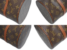 Load image into Gallery viewer, 極美品 LOUIS VUITTON ルイヴィトン パピヨン30 ハンドバッグ M51385 筒型 モノグラムキャンバス ブラウン 中古 4b005431