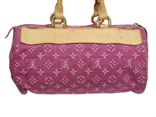 Load image into Gallery viewer, 極美品 LOUIS VUITTON ルイヴィトン ネオスピーディ ハンドバッグ M95214 モノグラムデニム ゴールド金具 ピンク 中古 4b005432