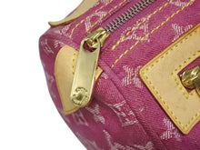 Load image into Gallery viewer, 極美品 LOUIS VUITTON ルイヴィトン ネオスピーディ ハンドバッグ M95214 モノグラムデニム ゴールド金具 ピンク 中古 4b005432