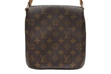 画像をギャラリービューアに読み込む, LOUIS VUITTON ルイヴィトン モノグラム ミュゼットサルサ ショルダーバッグ M51258 ブラウン PVC ヌメ革 ゴールド金具 美品 中古 4b005434