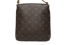 画像をギャラリービューアに読み込む, LOUIS VUITTON ルイヴィトン モノグラム ミュゼットサルサ ショルダーバッグ M51258 ブラウン PVC ヌメ革 ゴールド金具 美品 中古 4b005434