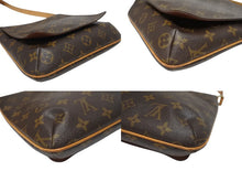 画像をギャラリービューアに読み込む, LOUIS VUITTON ルイヴィトン モノグラム ミュゼットサルサ ショルダーバッグ M51258 ブラウン PVC ヌメ革 ゴールド金具 美品 中古 4b005434