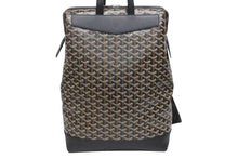 Load image into Gallery viewer, 新品未使用 GOYARD ゴヤール シザルパン バックパック ブラック リュック カーフスキン CISALPMMLTY01CL01P シルバー金具 中古 4b005437