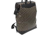 Load image into Gallery viewer, 新品未使用 GOYARD ゴヤール シザルパン バックパック ブラック リュック カーフスキン CISALPMMLTY01CL01P シルバー金具 中古 4b005437