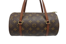 Load image into Gallery viewer, LOUIS VUITTON ルイヴィトン パピヨン26 ハンドバッグ M51386 モノグラム PVC レザー ブラウン ゴールド金具 美品 中古 4b005440