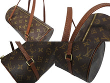 Load image into Gallery viewer, LOUIS VUITTON ルイヴィトン パピヨン26 ハンドバッグ M51386 モノグラム PVC レザー ブラウン ゴールド金具 美品 中古 4b005440