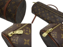 Load image into Gallery viewer, LOUIS VUITTON ルイヴィトン パピヨン26 ハンドバッグ M51386 モノグラム PVC レザー ブラウン ゴールド金具 美品 中古 4b005440