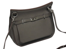 Load image into Gallery viewer, 極美品 HERMES エルメス ショルダーバッグ ジプシエール28 □O シルバー金具 エタン バイカラー トリヨンクレマンス 中古 4b005442