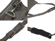 Load image into Gallery viewer, 極美品 HERMES エルメス ショルダーバッグ ジプシエール28 □O シルバー金具 エタン バイカラー トリヨンクレマンス 中古 4b005442