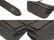 Load image into Gallery viewer, 極美品 HERMES エルメス ショルダーバッグ ジプシエール28 □O シルバー金具 エタン バイカラー トリヨンクレマンス 中古 4b005442