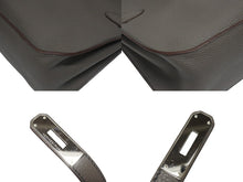 Load image into Gallery viewer, 極美品 HERMES エルメス ショルダーバッグ ジプシエール28 □O シルバー金具 エタン バイカラー トリヨンクレマンス 中古 4b005442