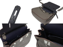 Load image into Gallery viewer, 極美品 HERMES エルメス ショルダーバッグ ジプシエール28 □O シルバー金具 エタン バイカラー トリヨンクレマンス 中古 4b005442