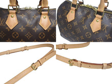 Load image into Gallery viewer, 極美品 LOUIS VUITTON ルイヴィトン スピーディ バンドリエール25 ハンドバッグ M41113 モノグラム ブラウン 中古 4b005444